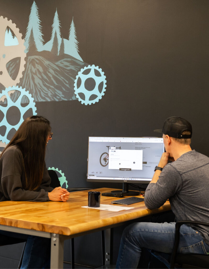 Custom bike build consultation at Biked—contact us for expert recommendations