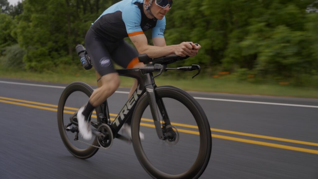 Todd Buckingham racing on his Trek bike serviced by Biked, interviewed in a blog